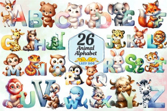 Animal Alphabet Sublimation Bundle: A Designer's Creative Toolkit