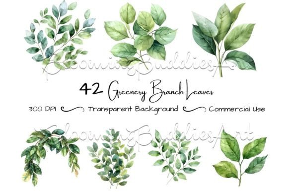 Branch Leaves Greenery Clipart: Elevate Your Designs
