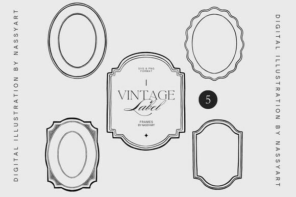 Timeless Elegance: Integrating Baroque Label Frames in Modern Design